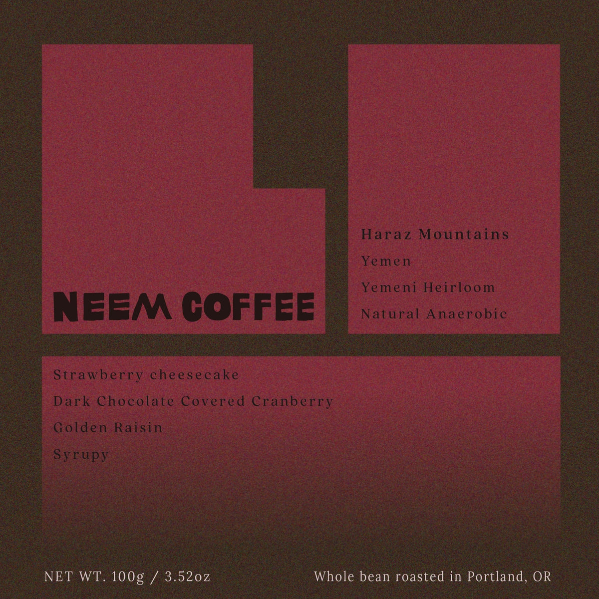 Yemen - Haraz Mountains 100g